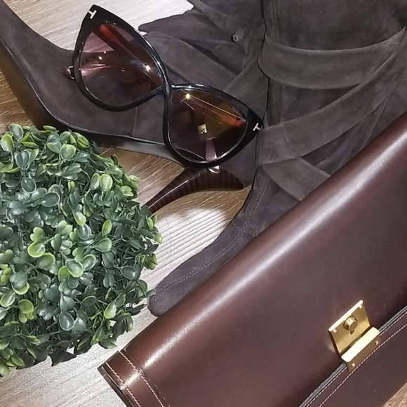 Vintage Gucci Chocolate Brown Leather Clutch - Picture 5 of 15